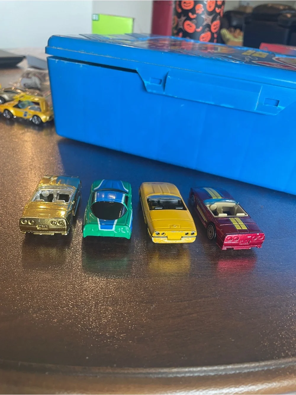 Set of four 1980,s/ 1990,s Corvettes matchbox-hot wheels